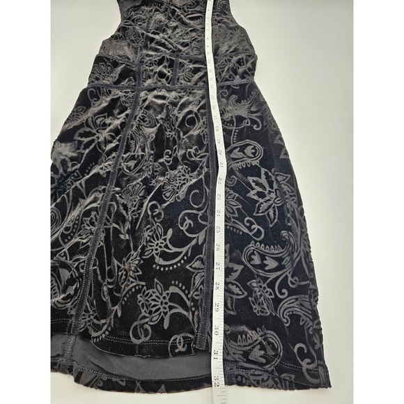 Free People intimately Women's M Burnout Babe Floral Velvet Mini Bodycon Dress - Picture 5 of 5